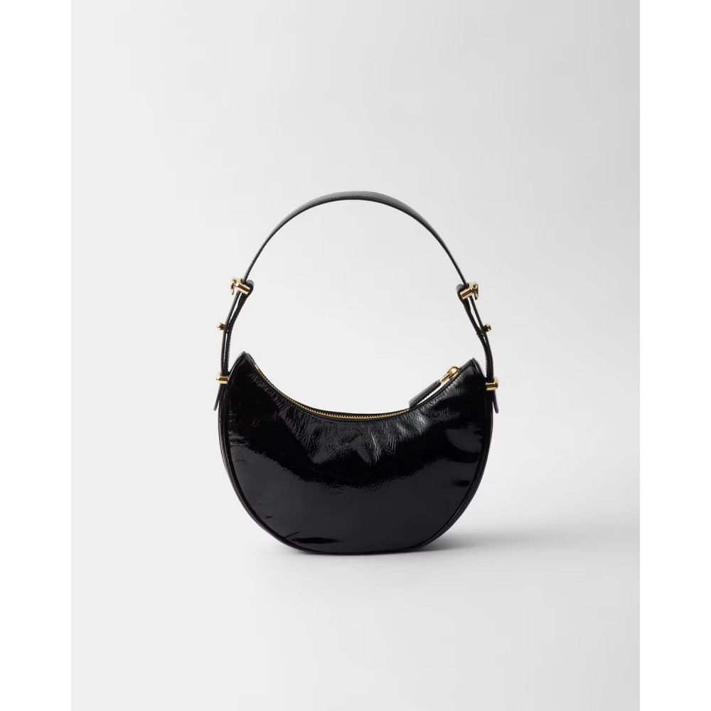 Prada Arqué Naplak Painted Leather Shoulder Bag