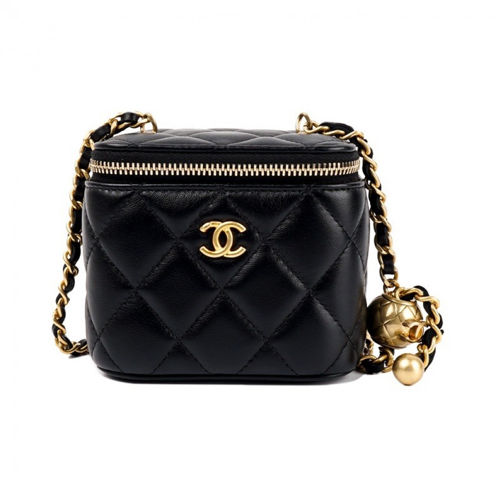Chanel Box With Gold Ball