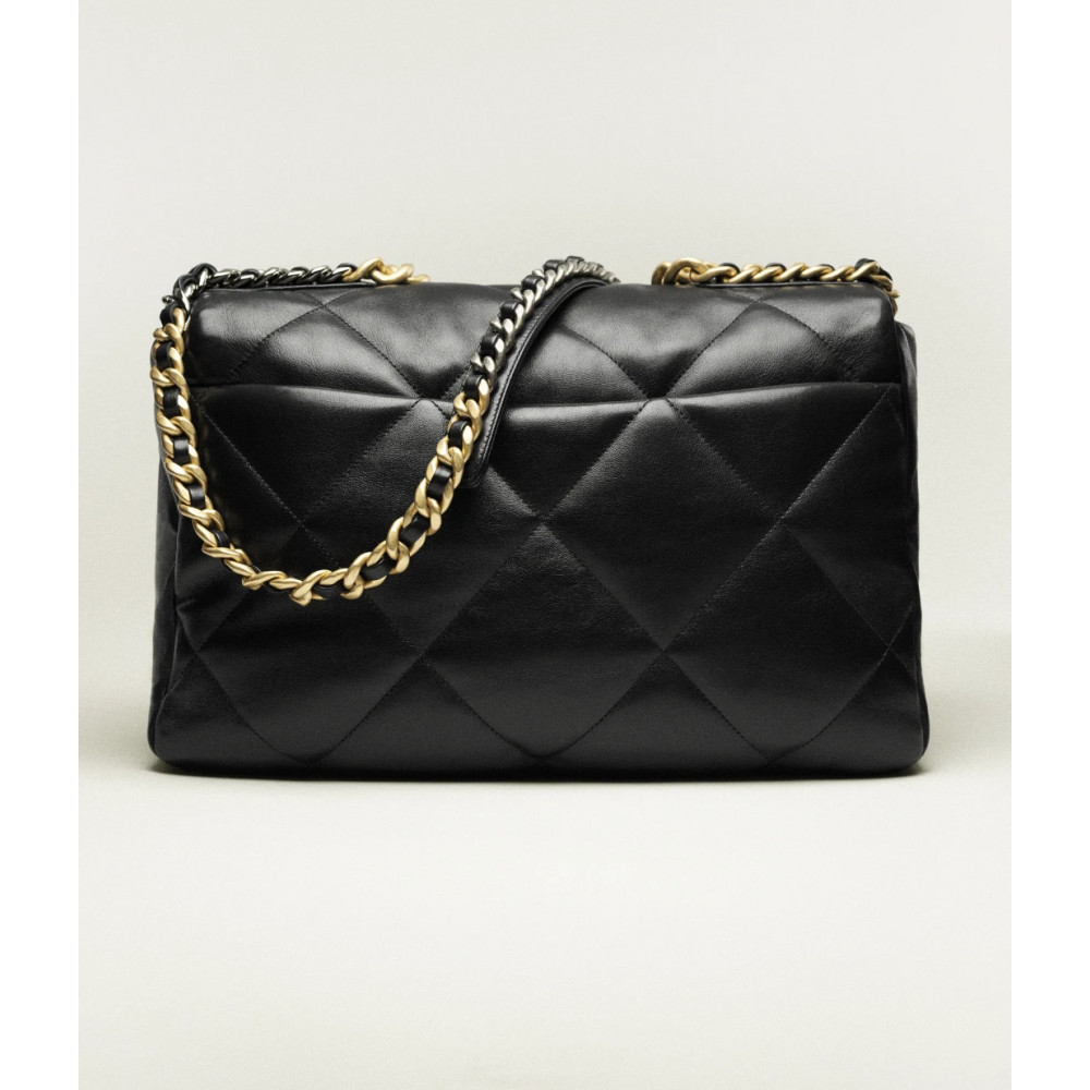 Chanel 19 Maxi Handbag Black Chanel 19 Maxi Handbag Black