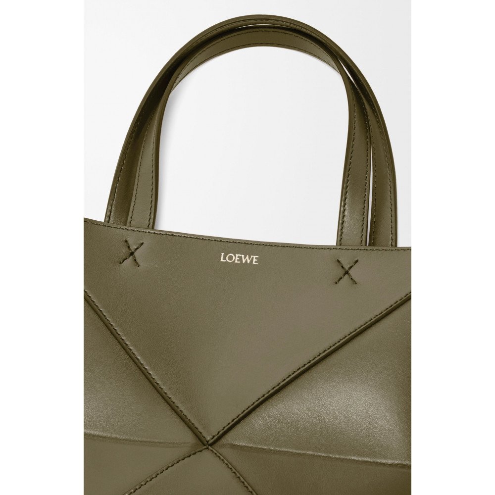 Mini Puzzle Fold Tote In Shiny Calfskin Mini Puzzle Fold Tote In Shiny Calfskin