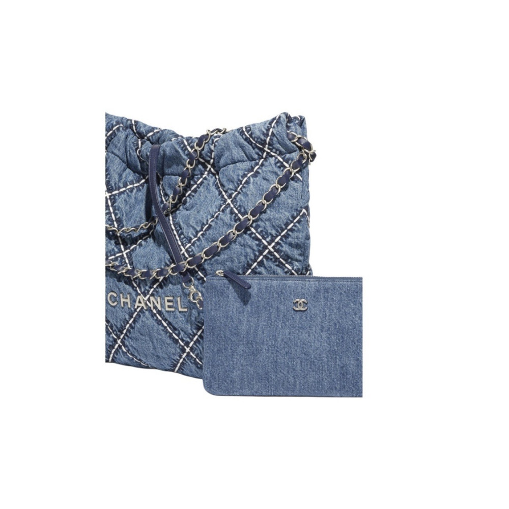 Cahel 22 Handbag Denim Bule