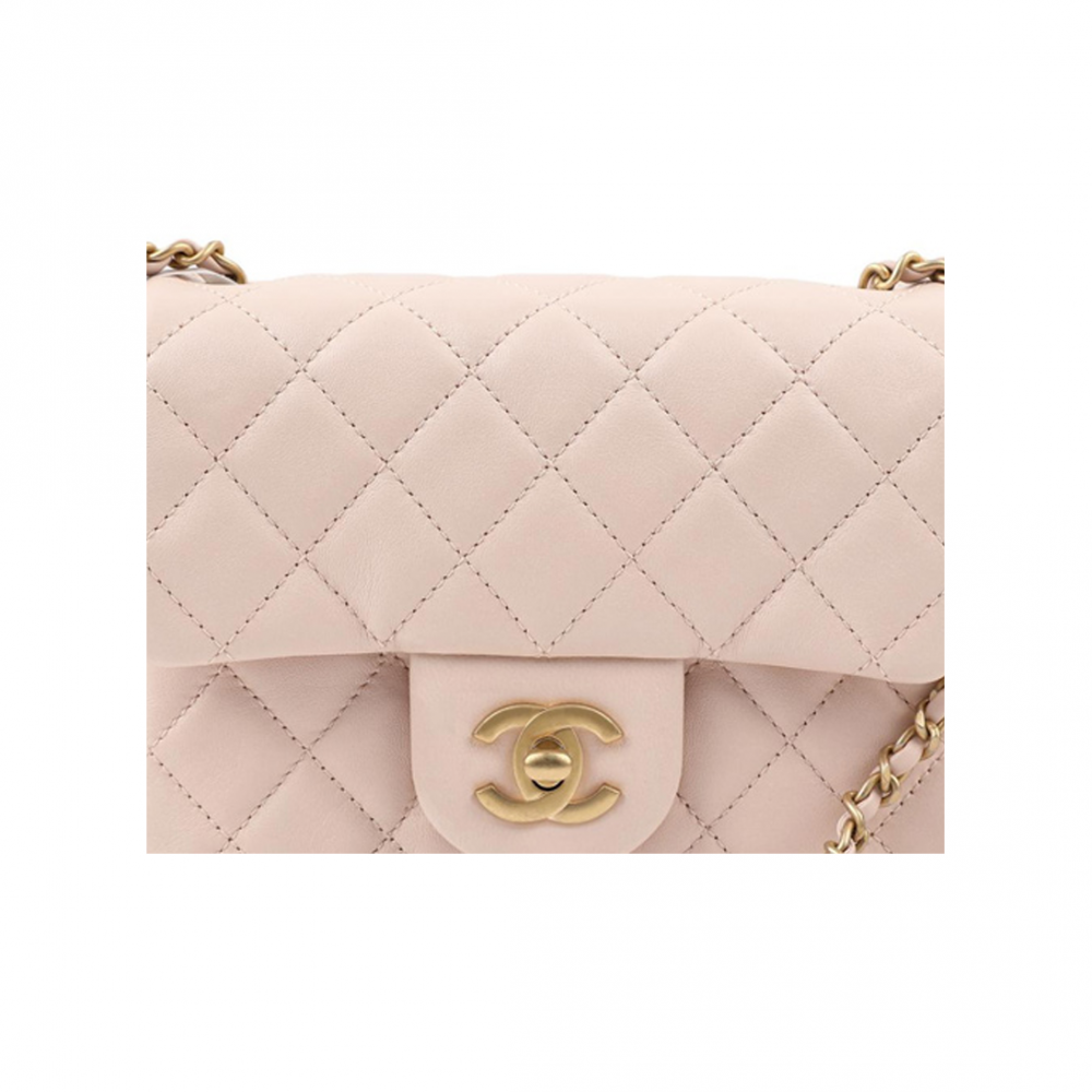 Chanel Flap Bag Gold Ball Pink
