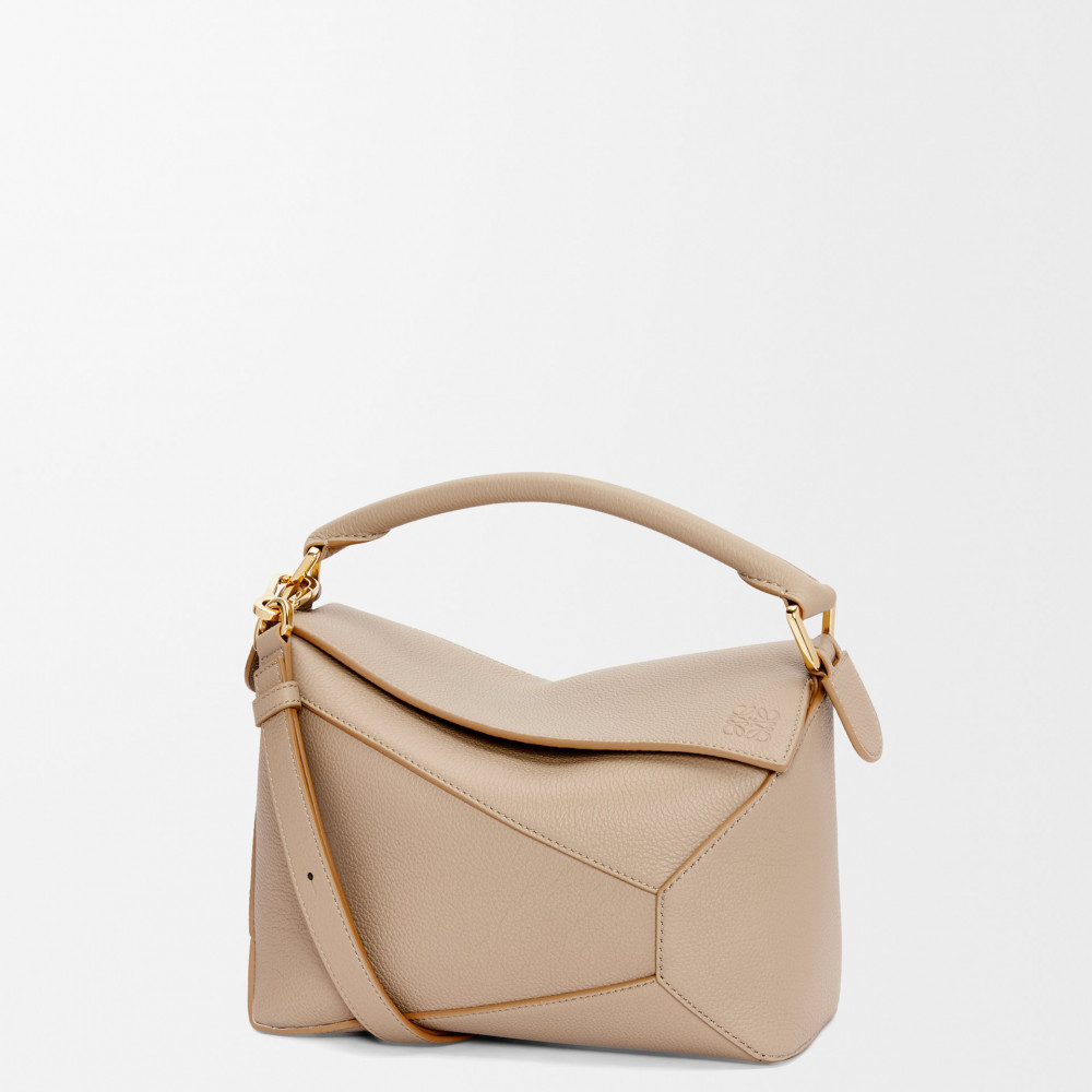 Small Puzzle Bag In Soft Grained Calfskin