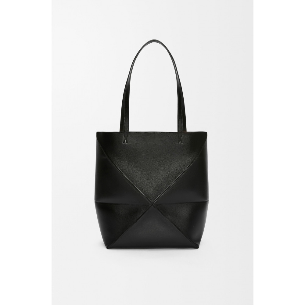 Medium Puzzle Fold Tote In Shiny Calfskin Medium Puzzle Fold Tote In Shiny Calfskin