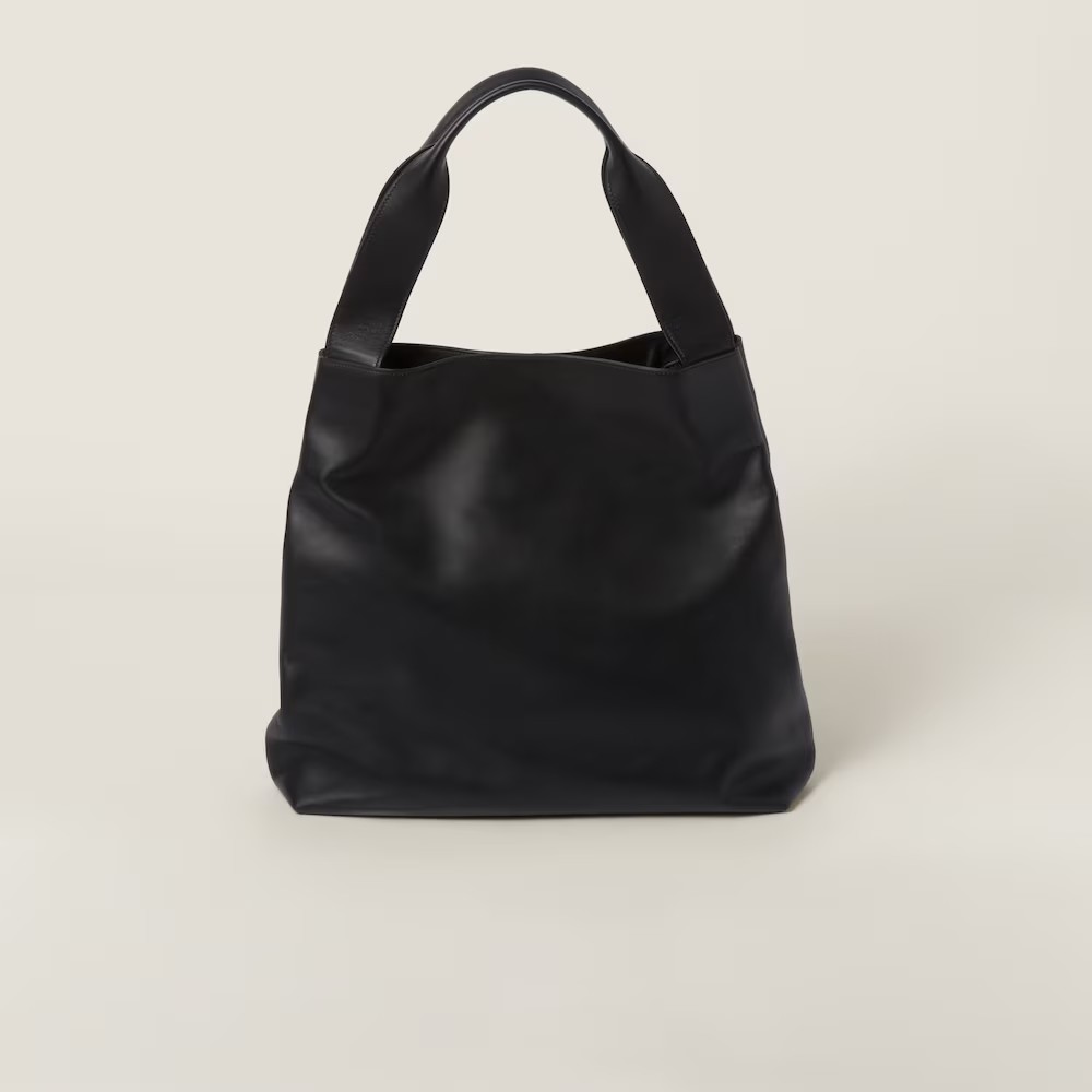 Leather Hobo Handbag