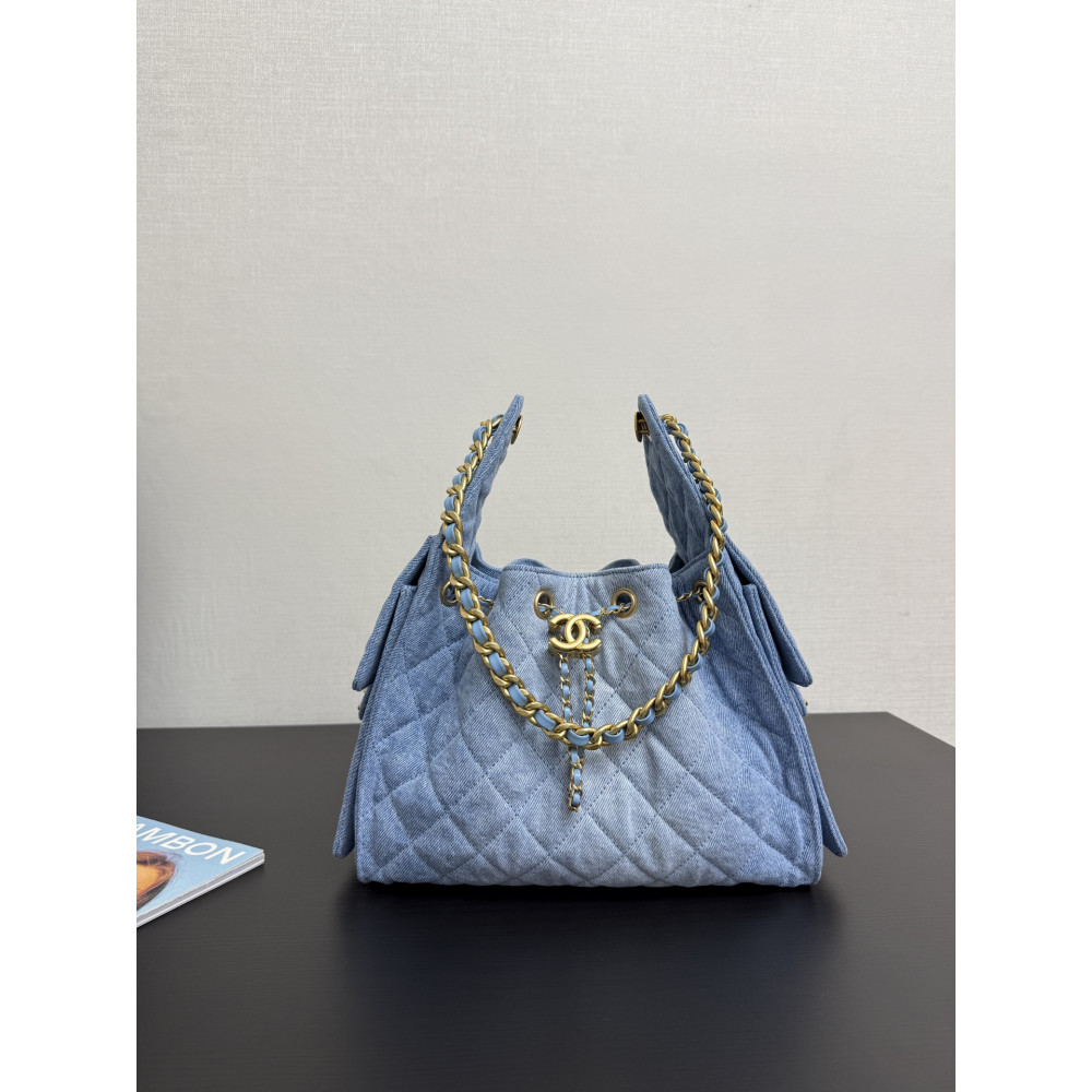 Chanel 25 Small Denim Handbag