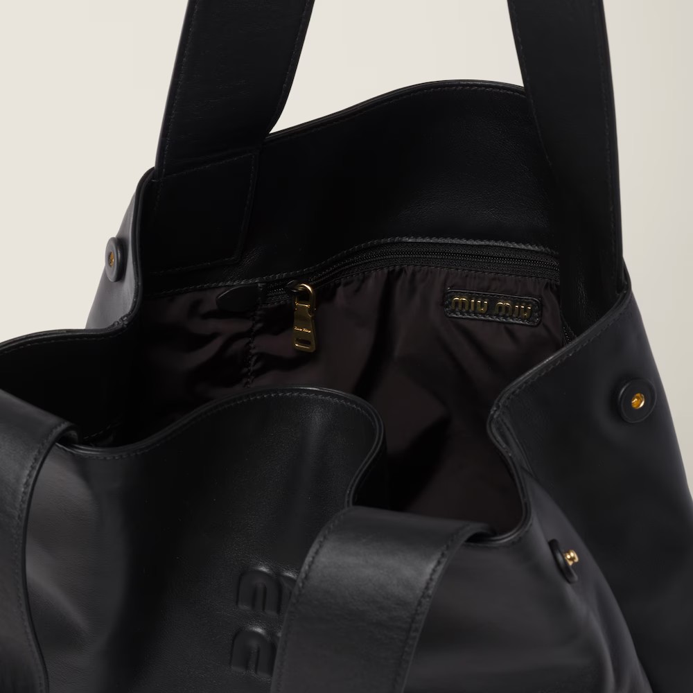 Leather Hobo Handbag