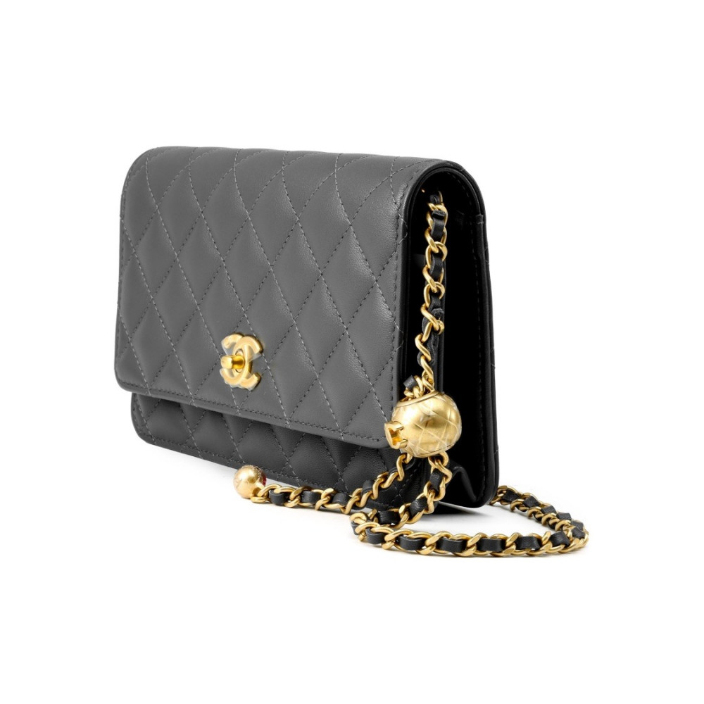 Chanel Gold Ball Sheepskin Woc Bag