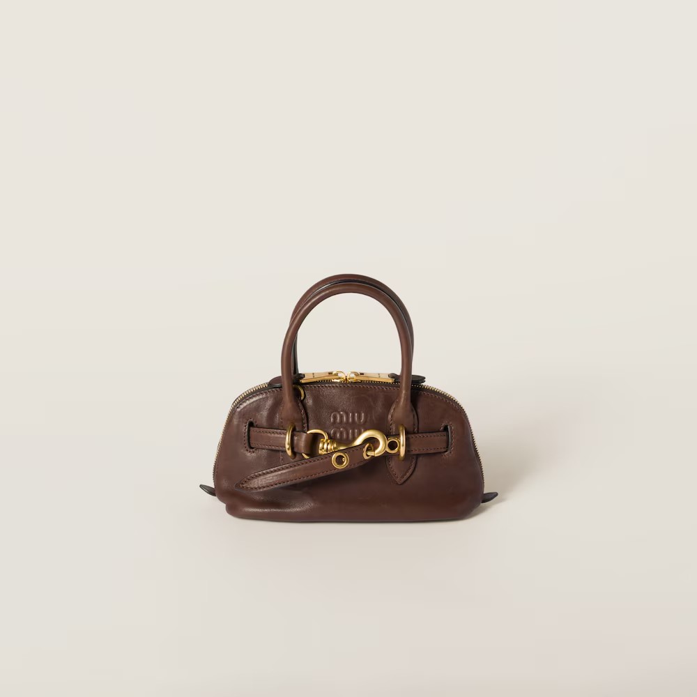 Mini Handbag In Aventure Nappa Leather