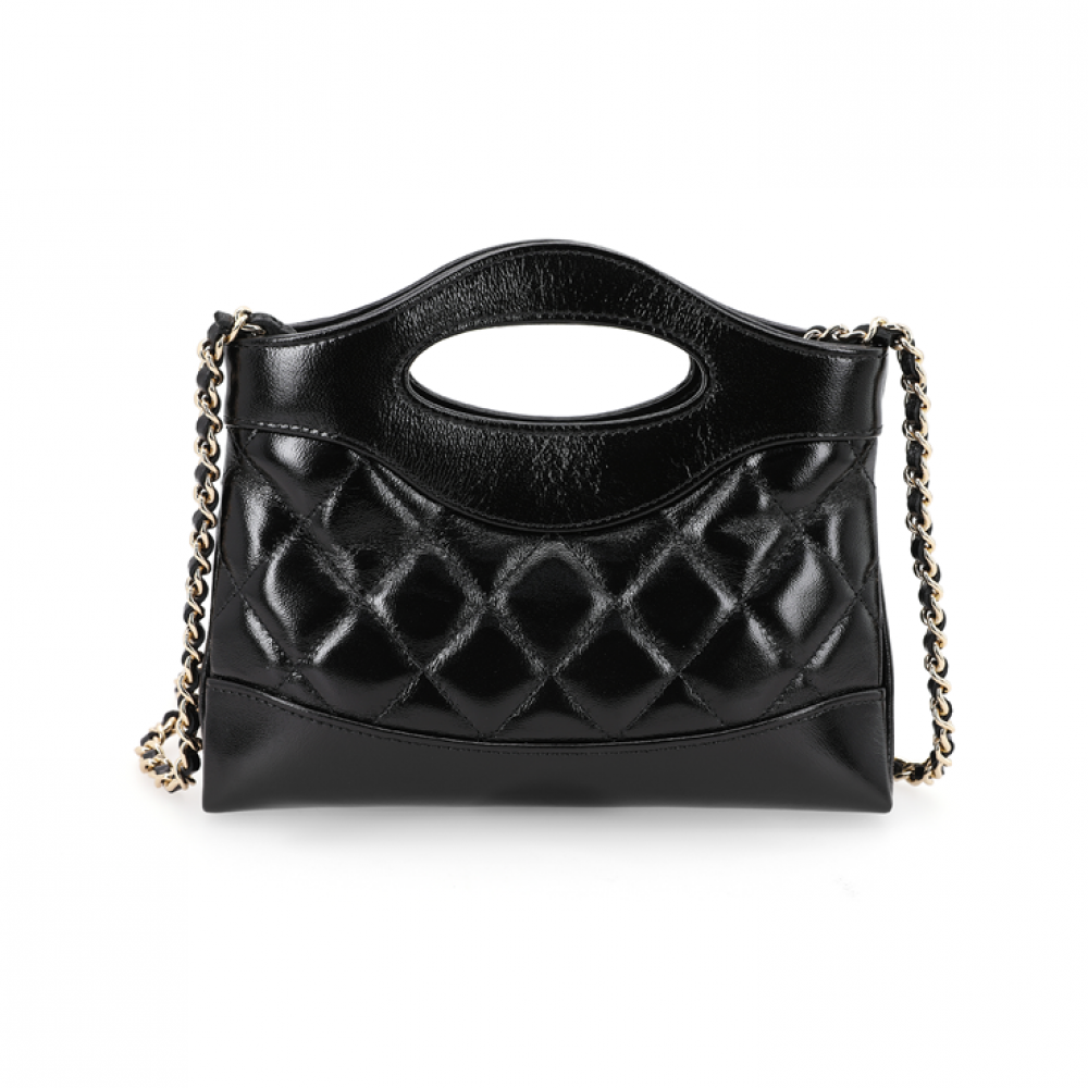 Chanel 31 Nano Mini Shopping Bag Black