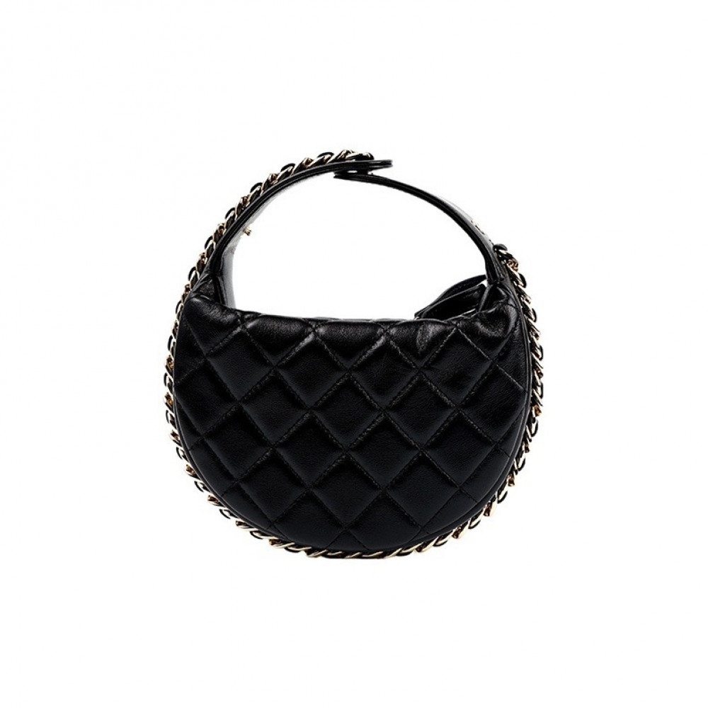 Chanel 23C Pouch Evening Bag Black