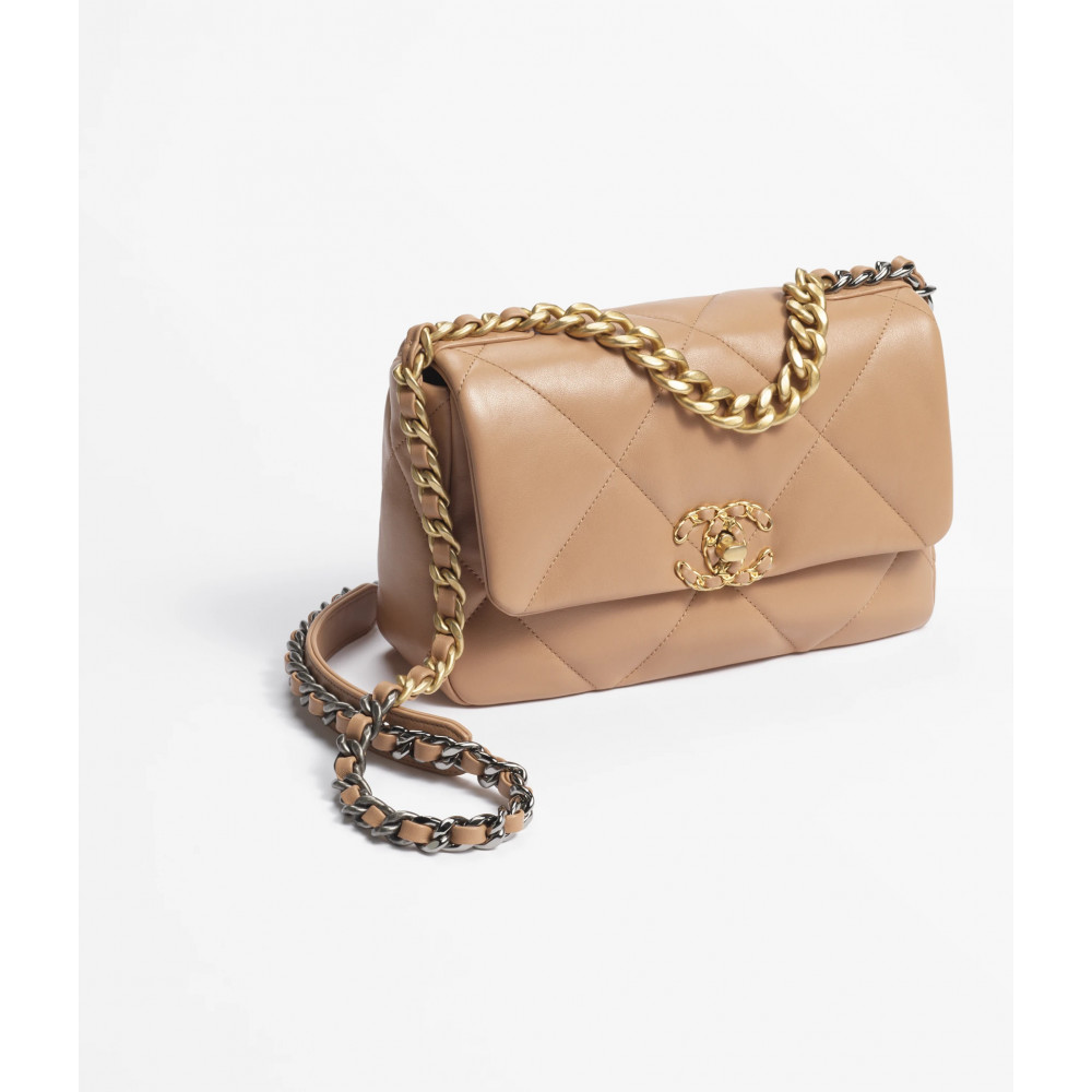 Chanel19 Handbag Caramel