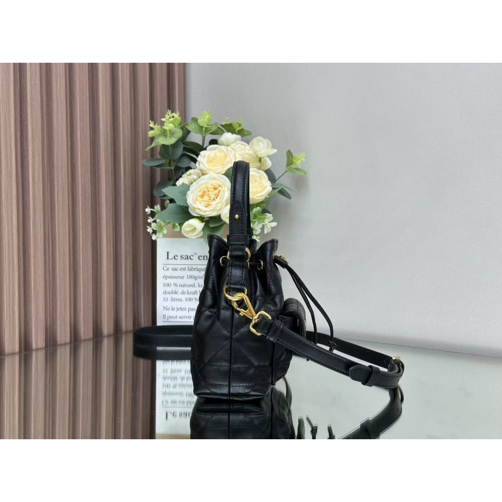 Miniature Dior Caro Bucket Bag
