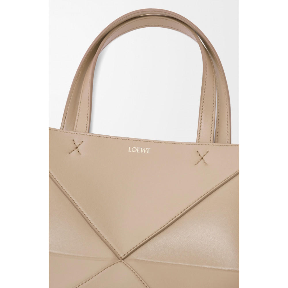 Mini Puzzle Fold Tote In Shiny Calfskin Mini Puzzle Fold Tote In Shiny Calfskin