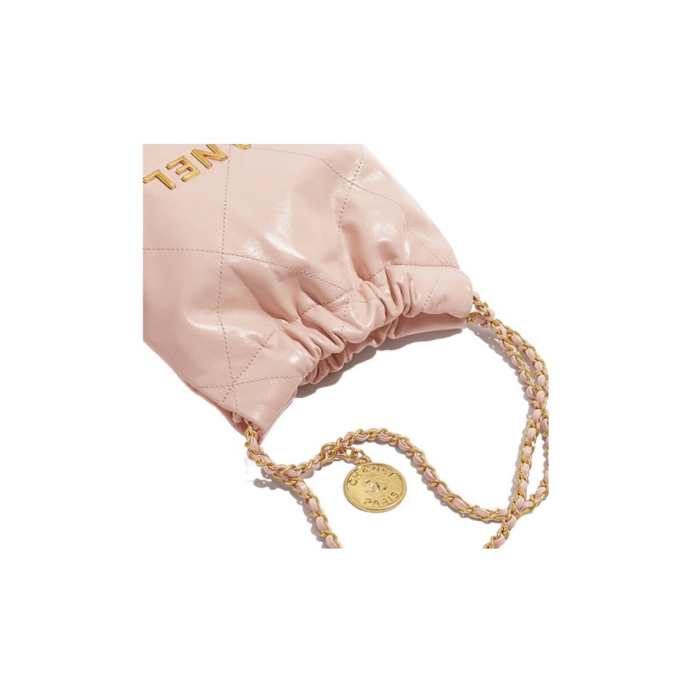 Chanel 22 Mini Handbag Light Pink