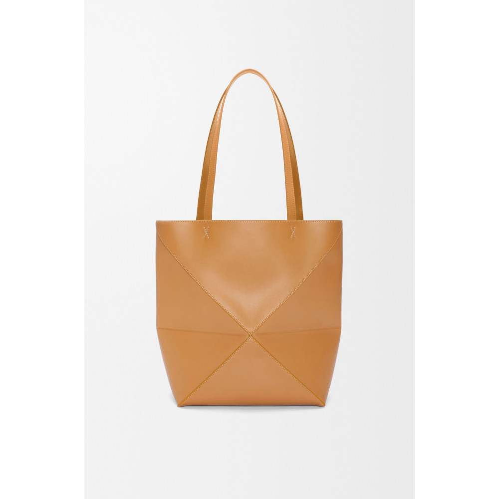 Medium Puzzle Fold Tote In Shiny Calfskin Medium Puzzle Fold Tote In Shiny Calfskin