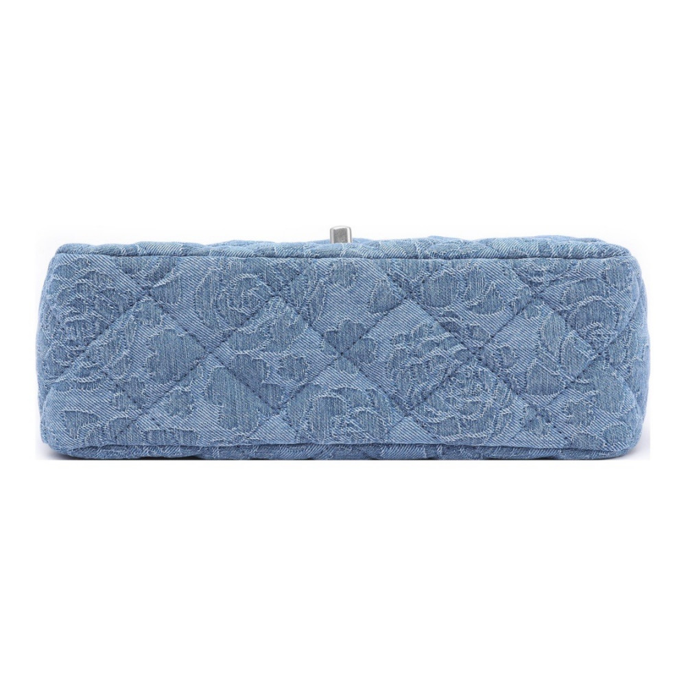 Chanel Denim Mini Flap Bag Bule