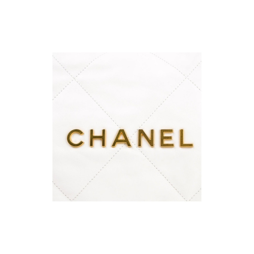 Chanel 22 Handbag White