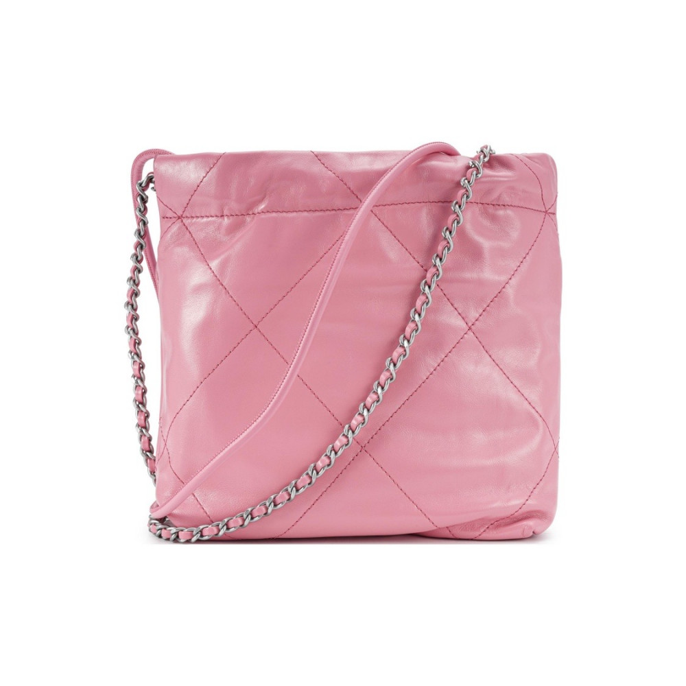 Chanel 22 Mini Handbag Dark Pink