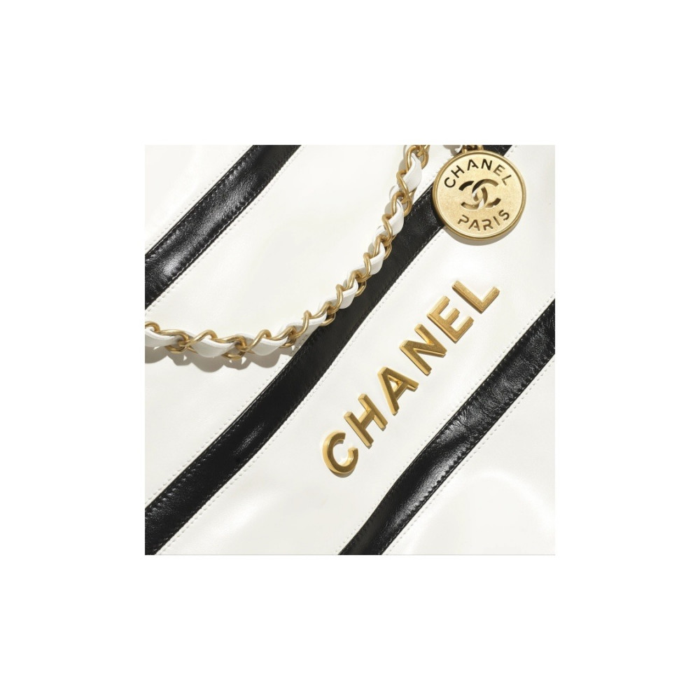 Cahnel 22A Handbag  Stripe