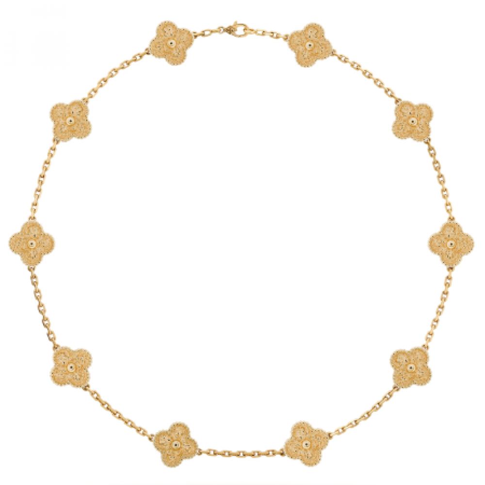 Clover Vintage Alhambra Ten Flower Necklace