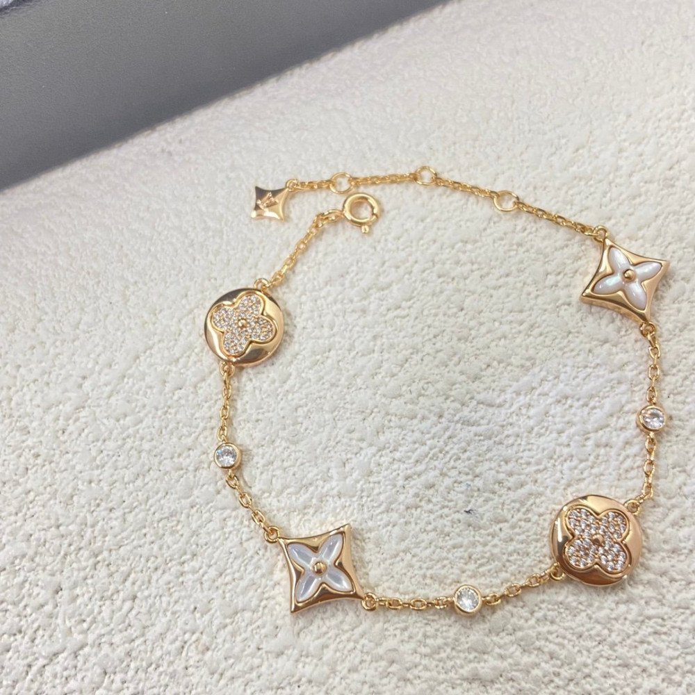 Mini White Mother Of Pear, With Diamonds, Gold, Rose Gold, Silver