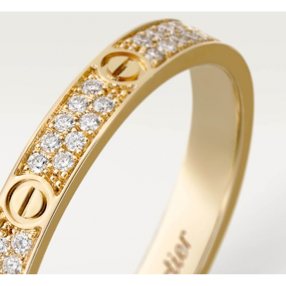 Cartier Love Ring Mini Set With Diamonds Cartier Love Ring Mini Set With Diamonds