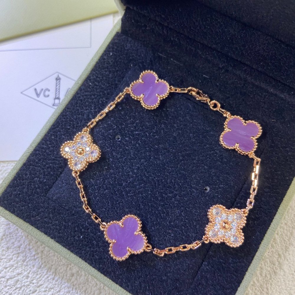 Clover Lavender Half Diamond Series Clover Lavender Half Diamond Series