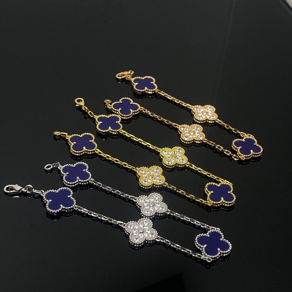 Clover Dark Blue Half Diamond Series