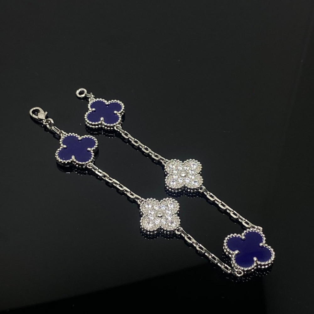 Clover Dark Blue Half Diamond Series Clover Dark Blue Half Diamond Series