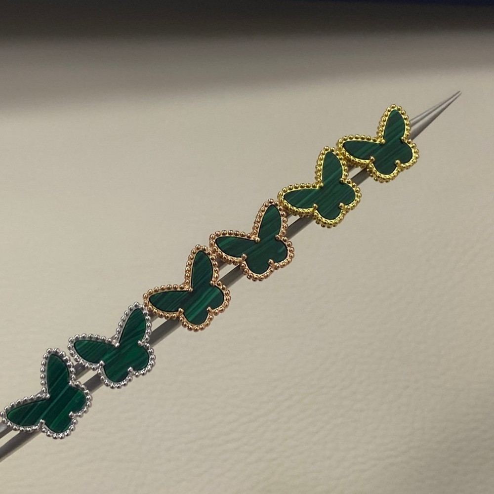Green Peacock Butterfly Earnail Series