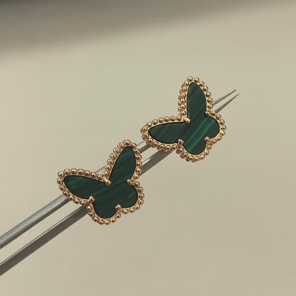 Green Peacock Butterfly Earnail Series Green Peacock Butterfly Earnail Series