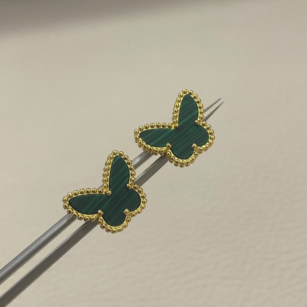 Green Peacock Butterfly Earnail Series Green Peacock Butterfly Earnail Series