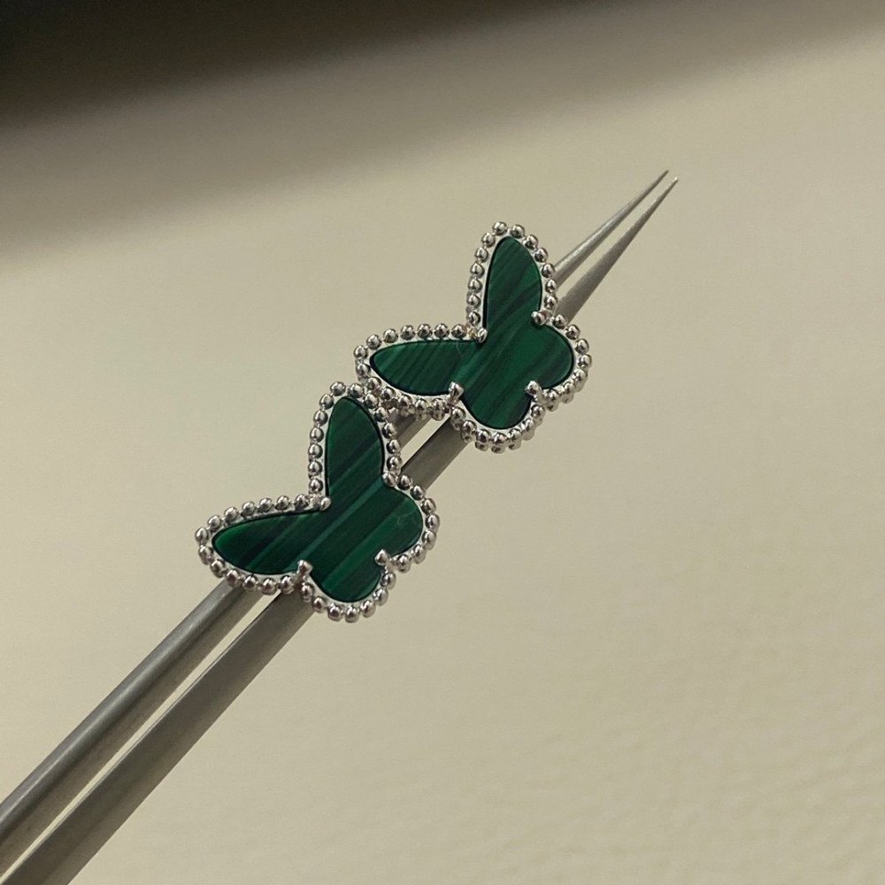 Green Peacock Butterfly Earnail Series Green Peacock Butterfly Earnail Series