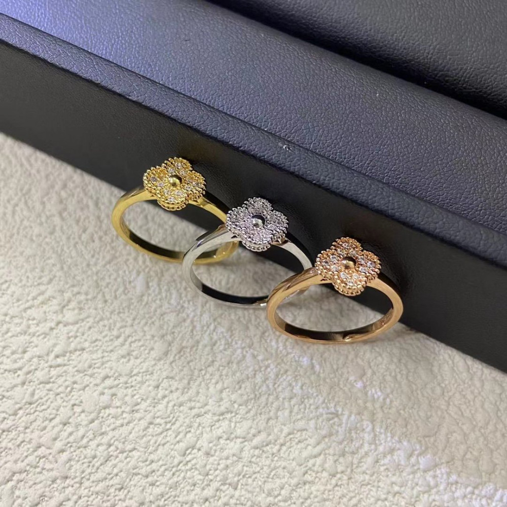 Broken Diamond Flower Ring Series
