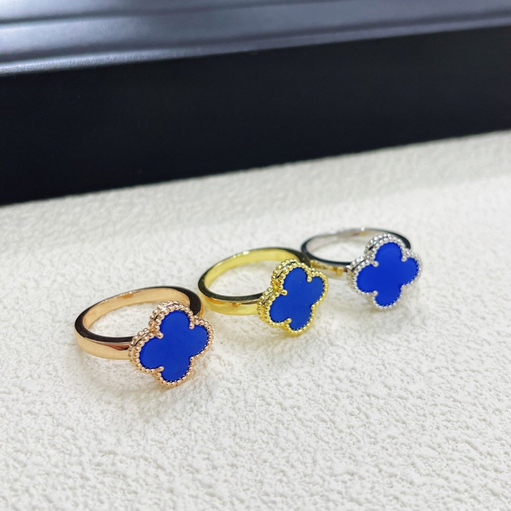 Sky Blue Clover Ring Series