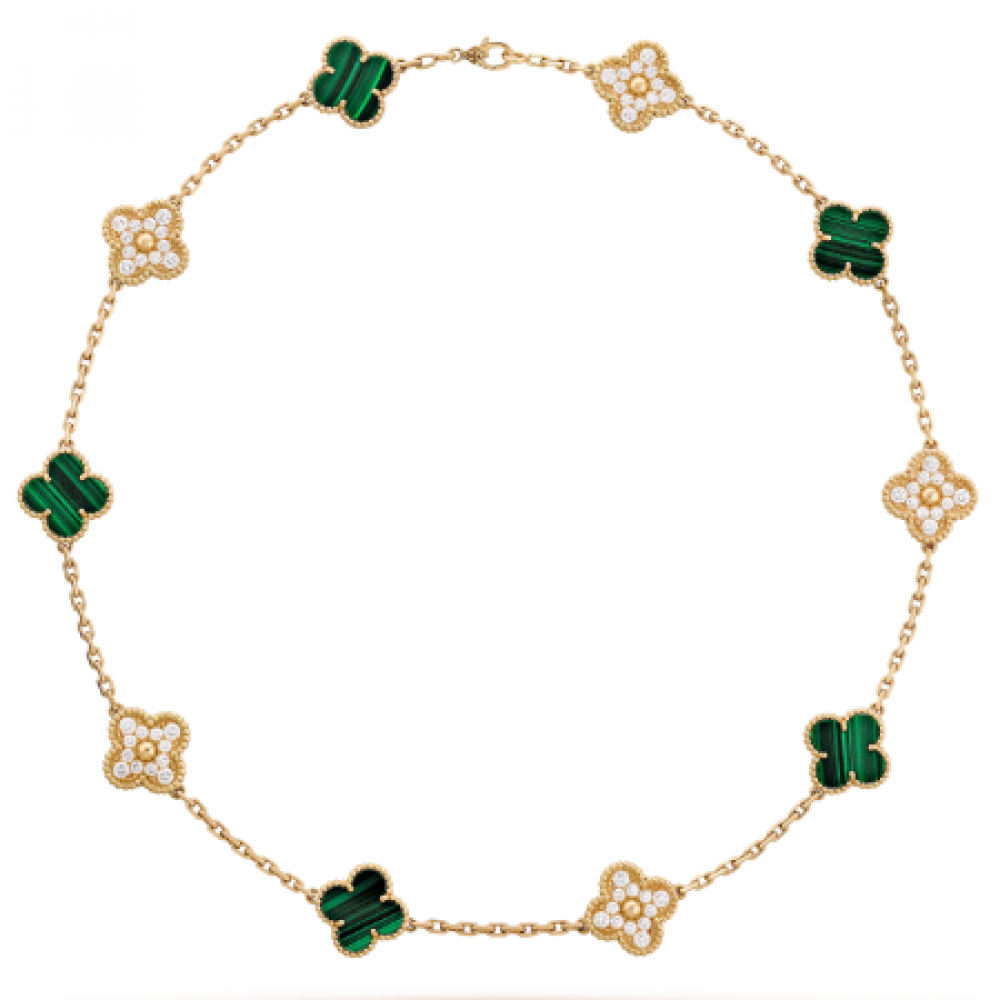 Clover Vintage Alhambra Ten Flower Necklace