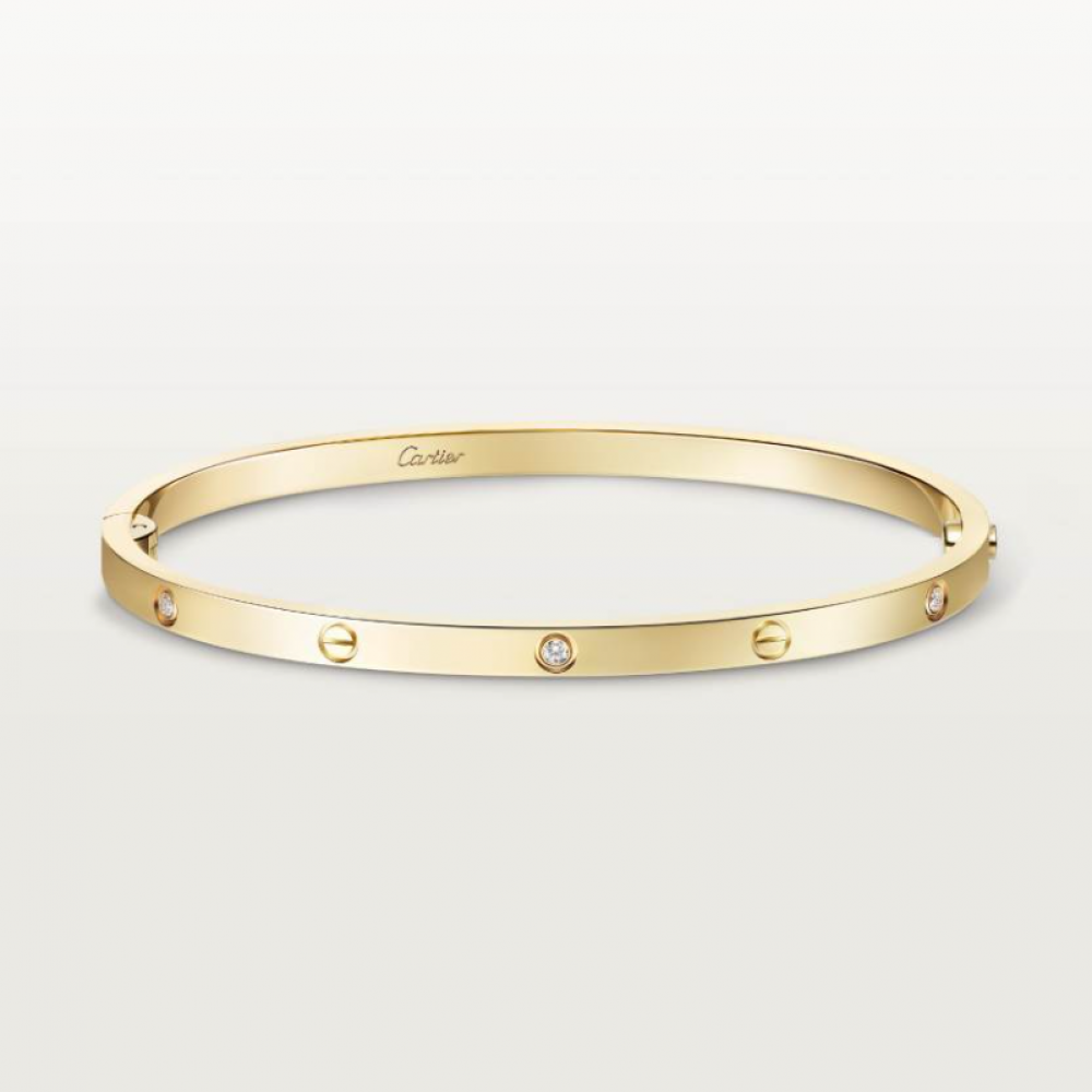 Cartier Love Bangle 6 Diamonds Small Version