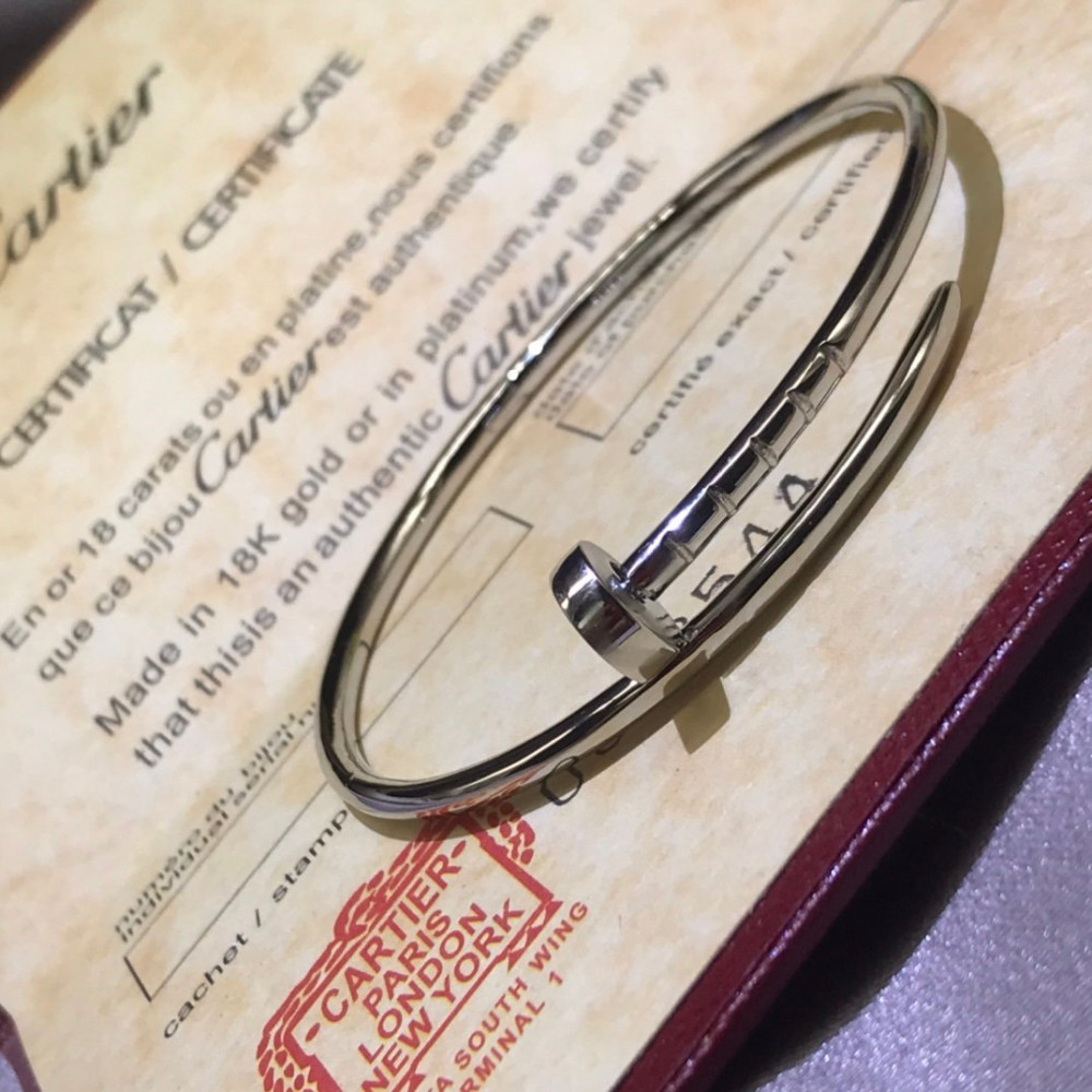 Cartier Nail Bangle, Thin Model, Without Diamonds,Regular Size