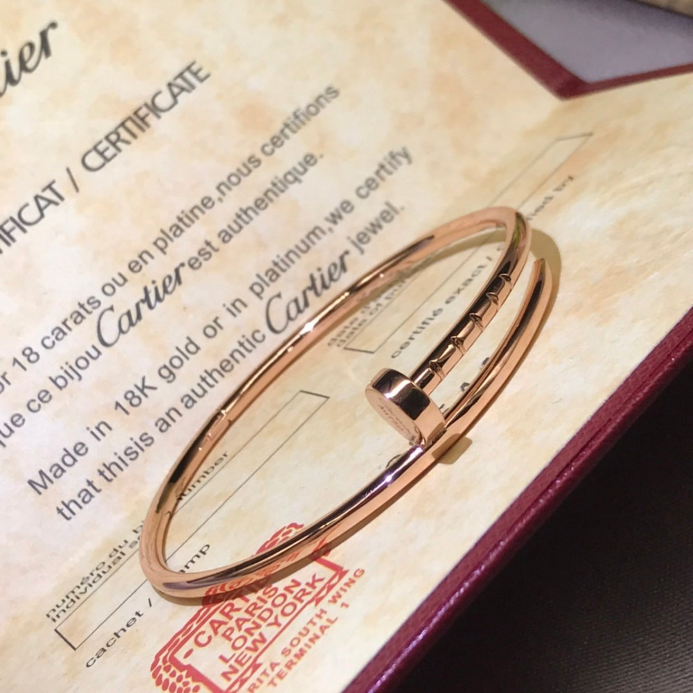 Cartier Nail Bangle, Thin Model, Without Diamonds,Regular Size