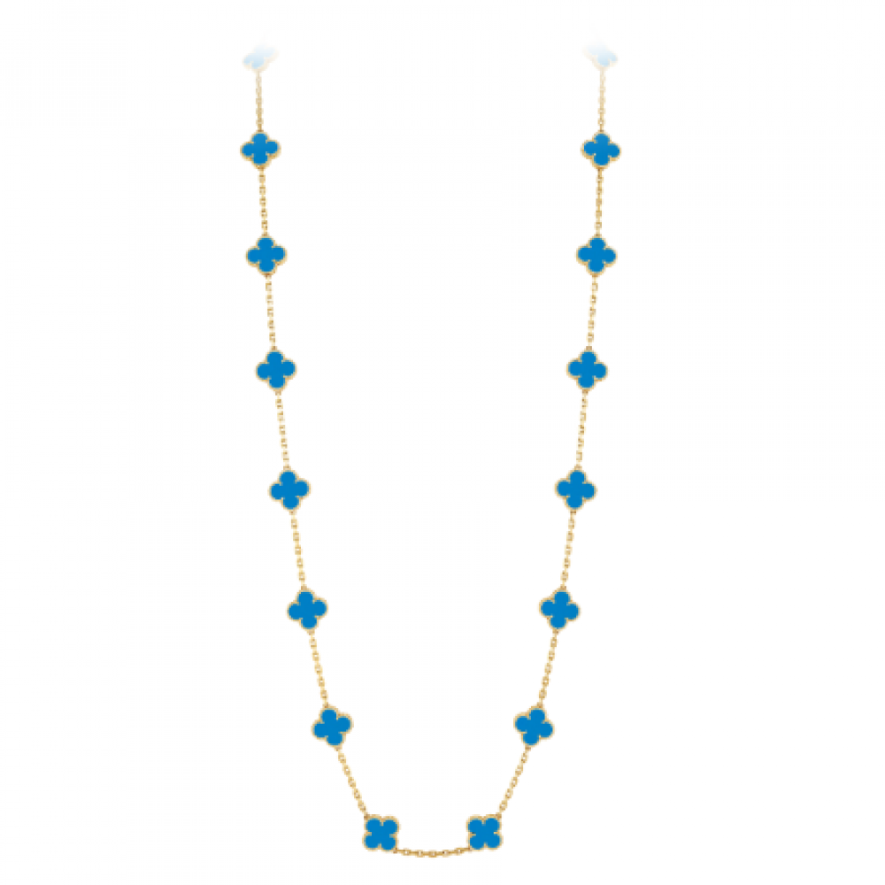 Clover Vintage Alhambra Twenty Flower Necklace