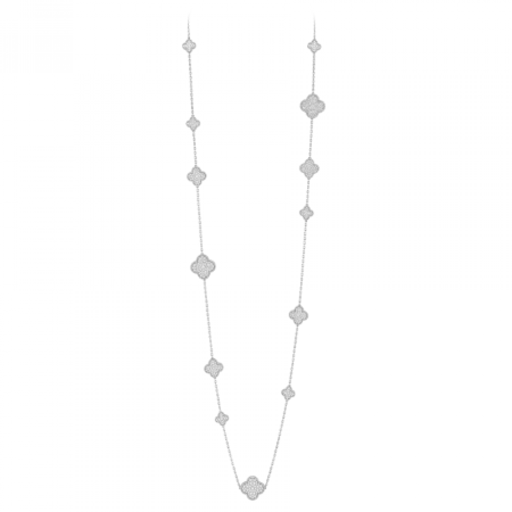 Clover Vintage Alhambra Twenty Flower Necklace
