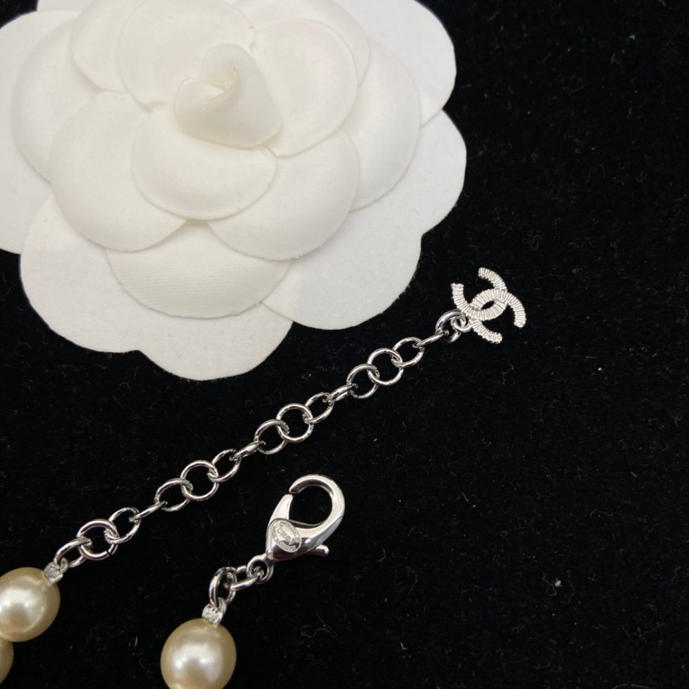 Chanel Full Pearl Necklace,  With 5A +Artificial Pearl