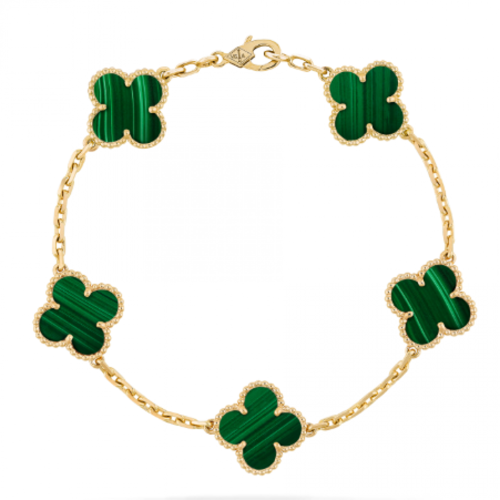 Clover With 5 Flowers-Turquoise Stone