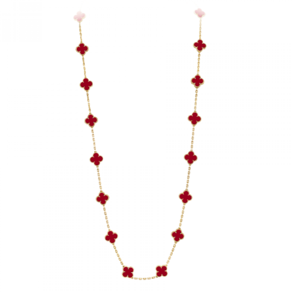 Clover Vintage Alhambra Twenty Flower Necklace