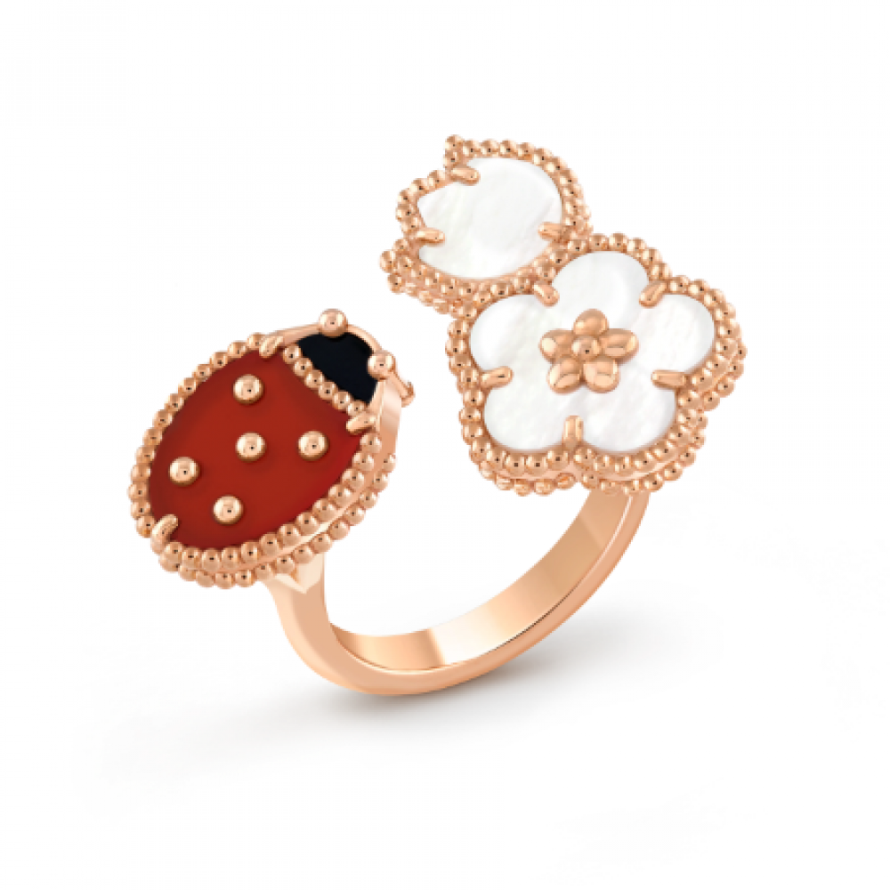Clover Lucky Spring Rings