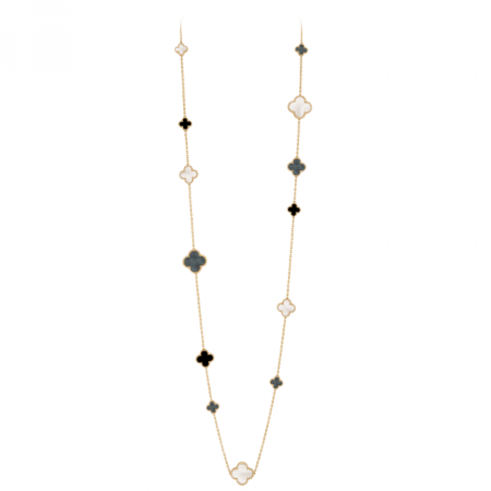 Clover Vintage Alhambra Twenty Flower Necklace
