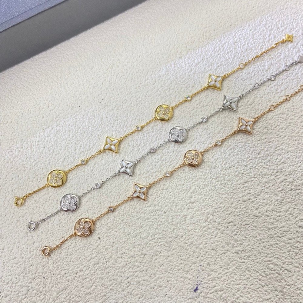 Mini White Mother Of Pear, With Diamonds, Gold, Rose Gold, Silver