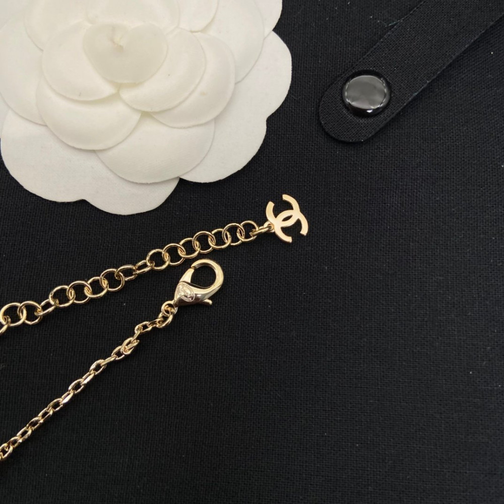 Chanel Necklace. Pendant Style, With Diamonds, Top Quality