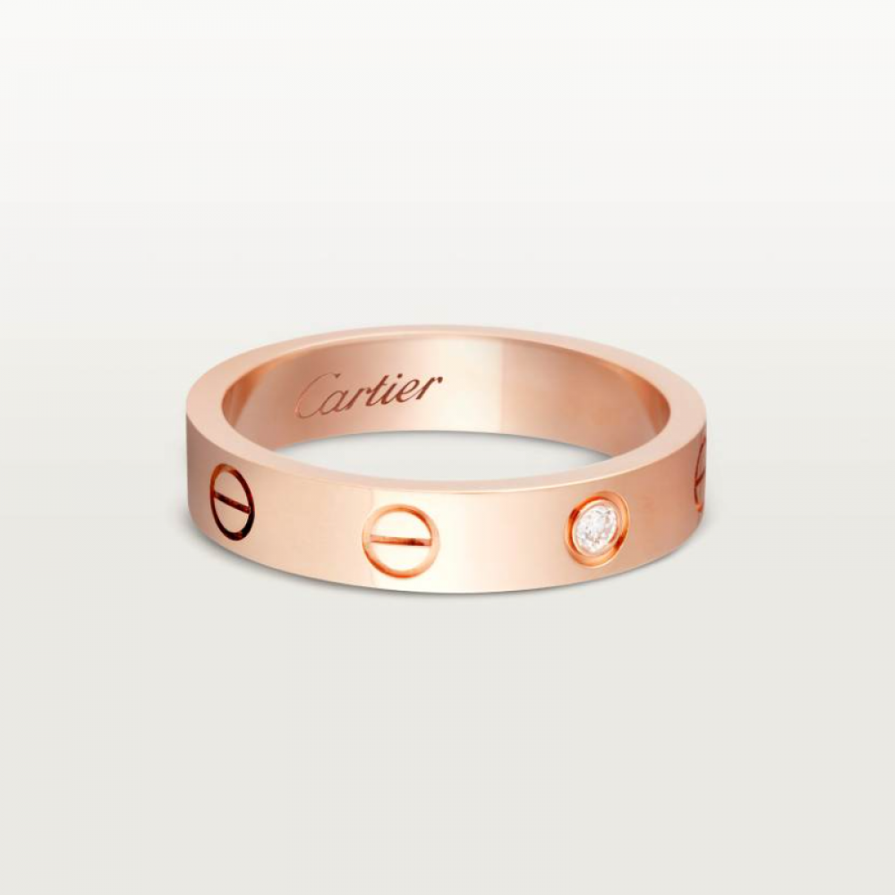 Cartier Love Ring, 1 Diamond Small Size